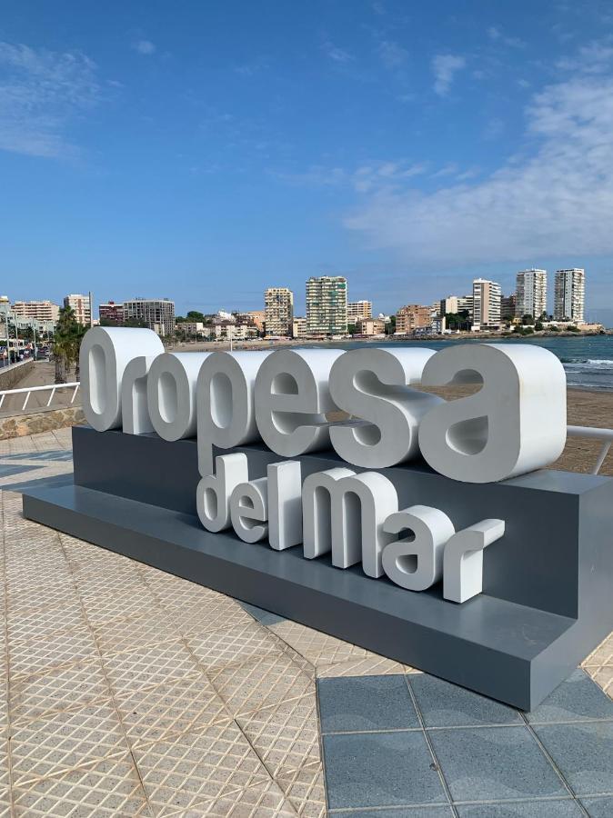 Apartamento En Primerisima Linea De Playa Con Espectaculares Vistas Netflix, Prime Y Disney Оропеса-дель-Мар Екстер'єр фото